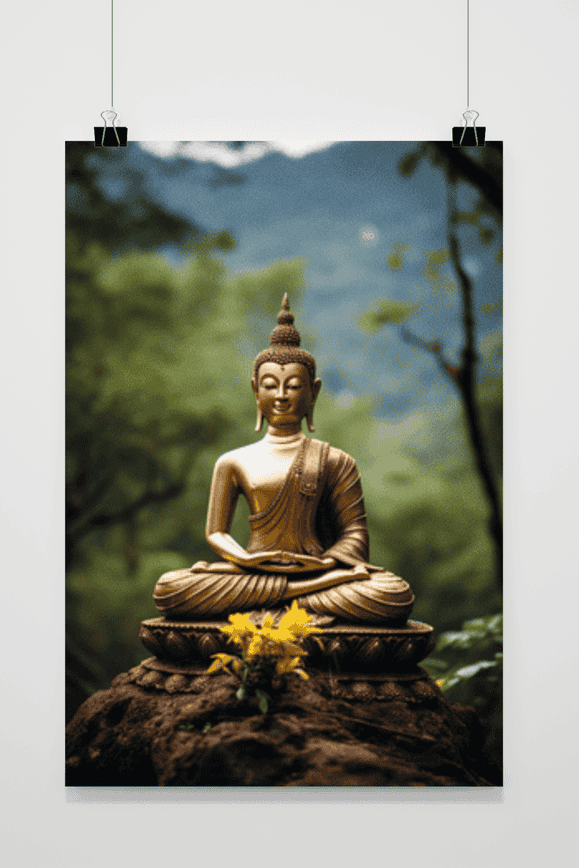 Buddah Beeld poster