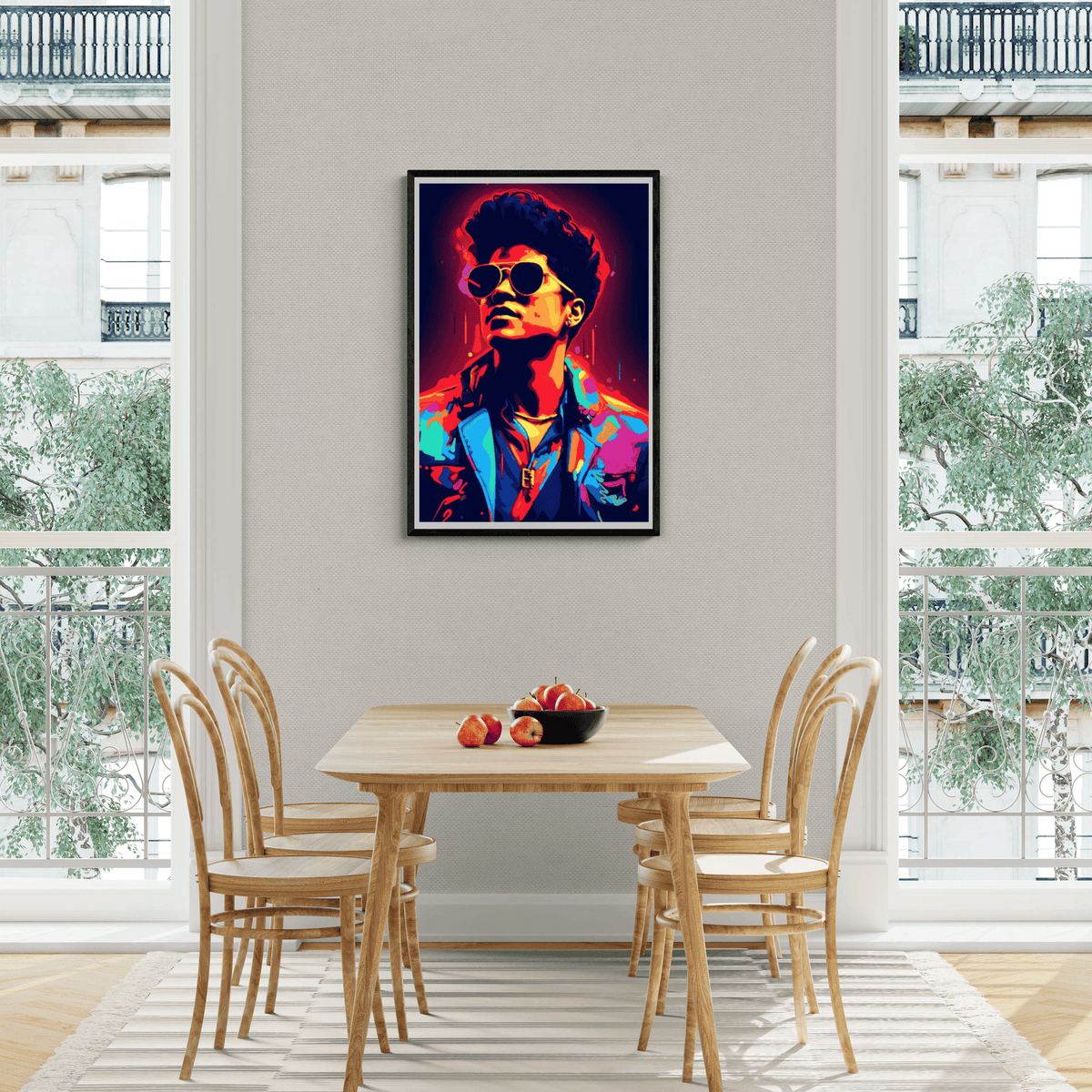 Bruno Mars Gafas en un interior