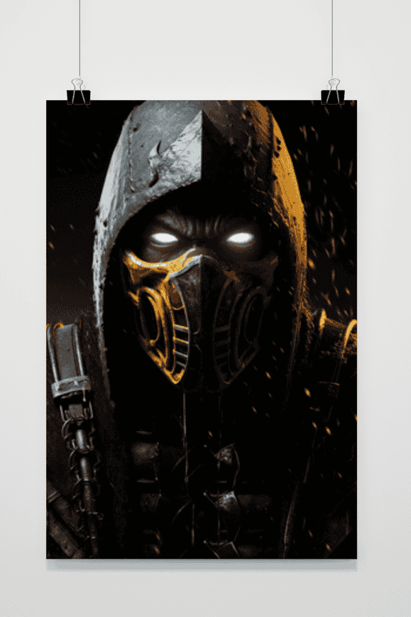 Póster Scorpio Mortal Kombat
