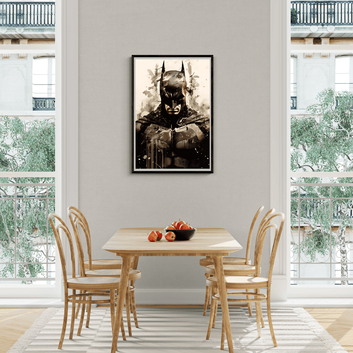 Batman dans un intérieur