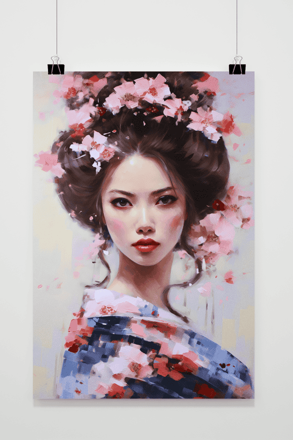 Geisha Bloesem poster