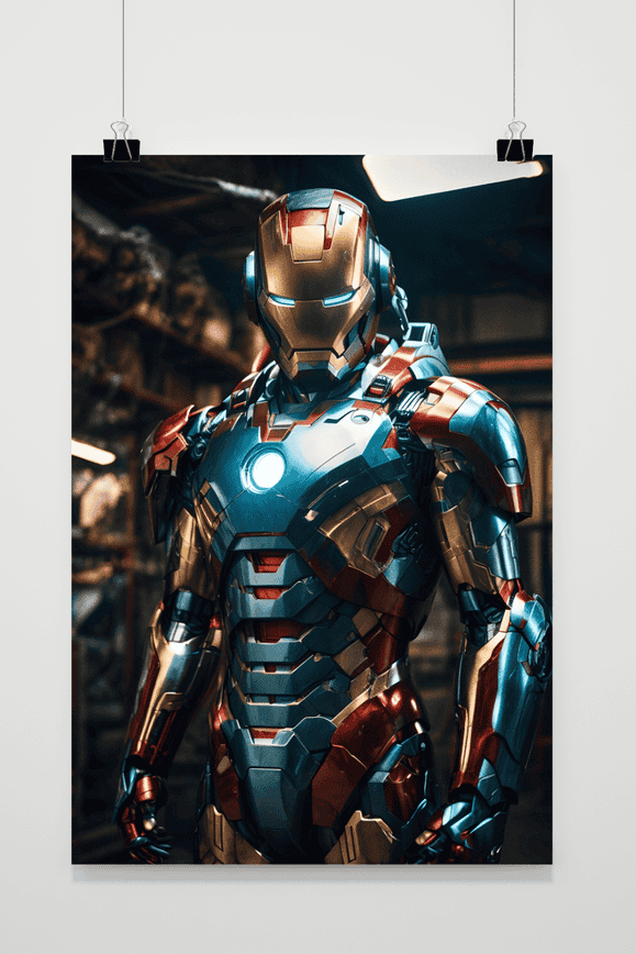 Póster Iron Man Hierro de 25 Artstreet