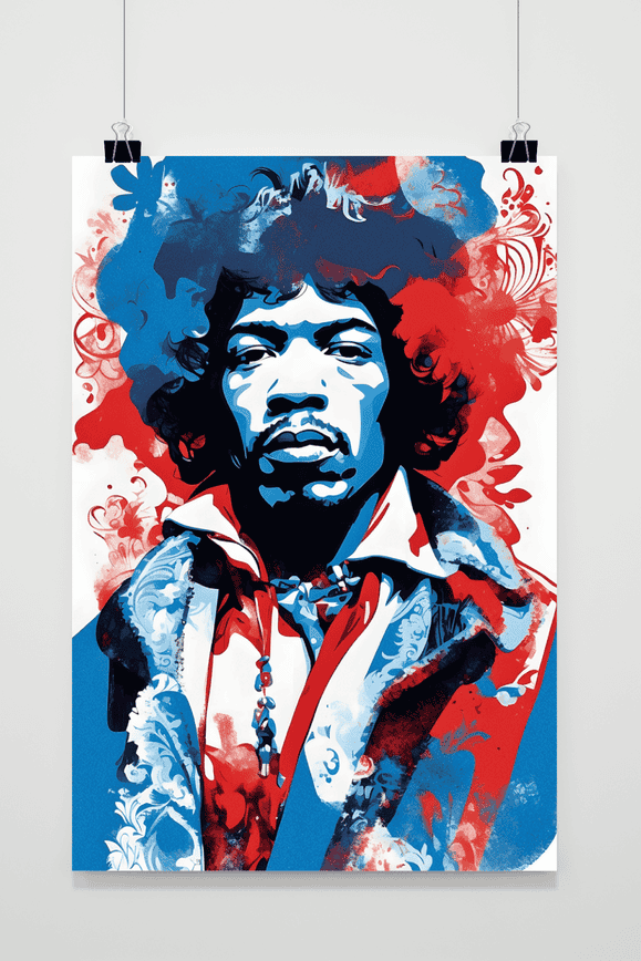 Póster Jimmy Hendriks de 25 Artstreet