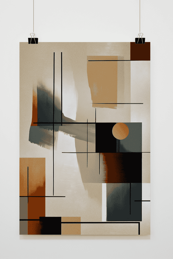 Póster Formas Abstractas de 25 Artstreet
