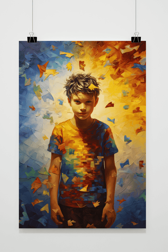 Autisme in Kleur poster
