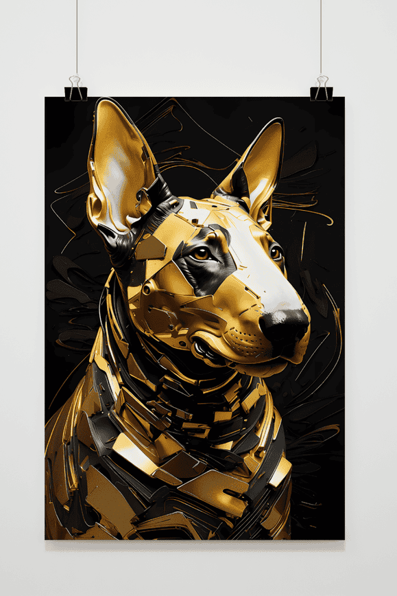 Póster Terrier Dorado de 25 Artstreet