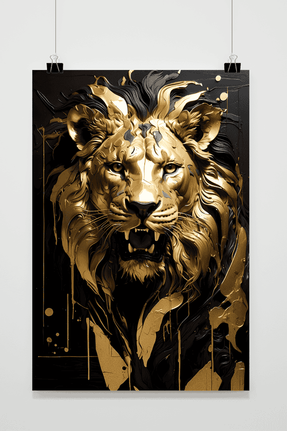 Gold Lion Teeth poster
