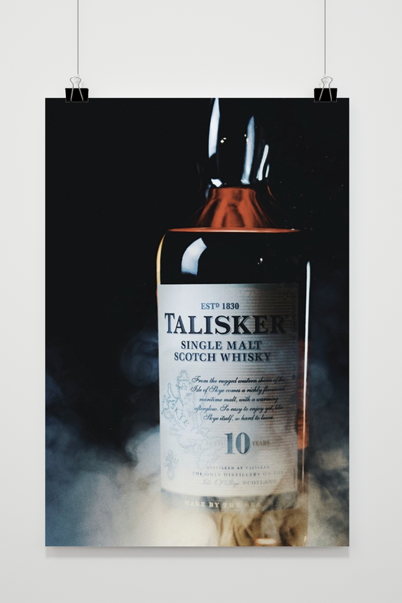 Póster Whisky Talisker de 25 Artstreet