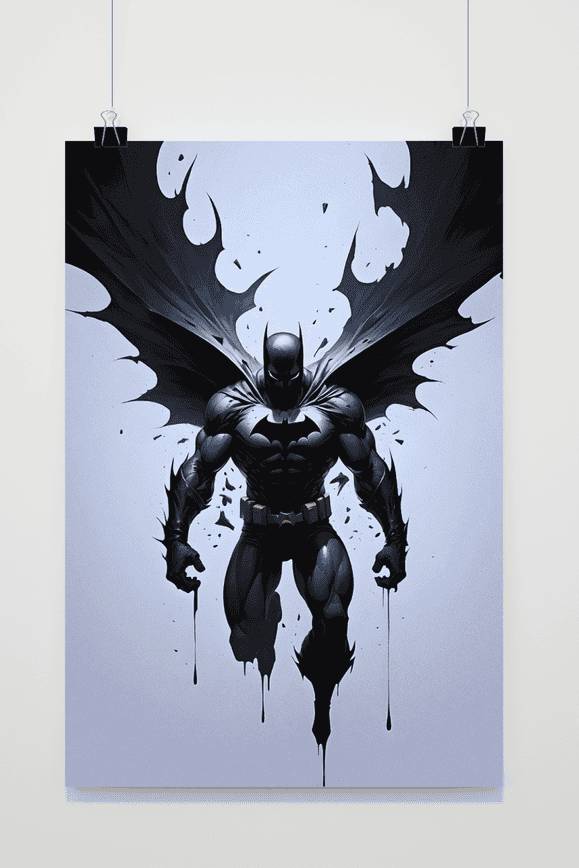 Batman Vleugels Abstract poster