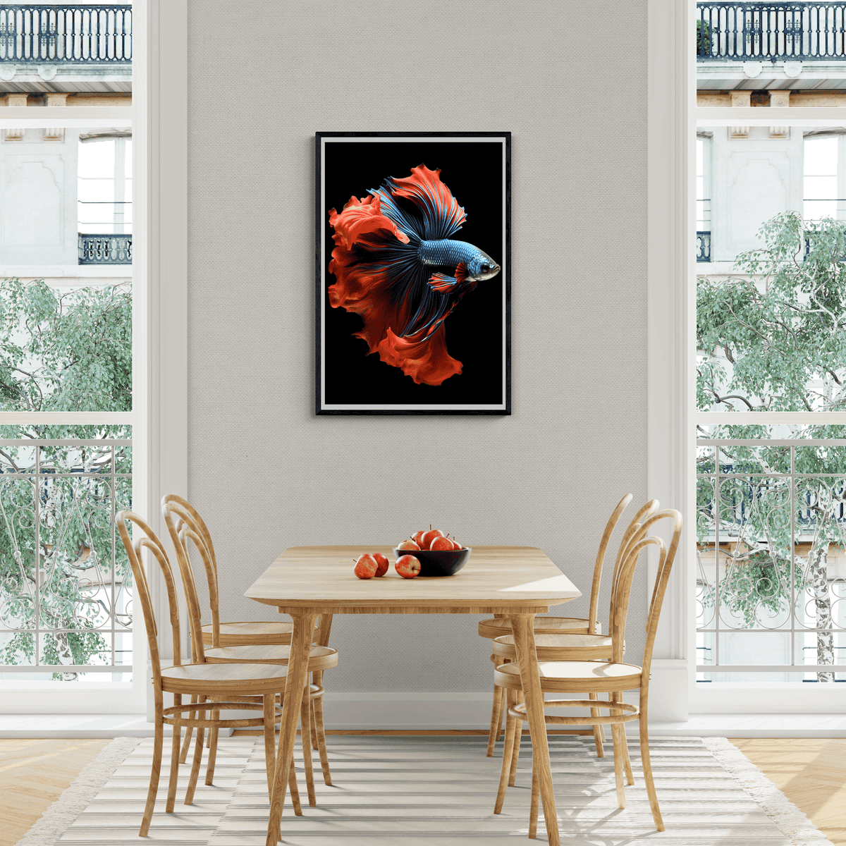 Betta Mujer en un interior