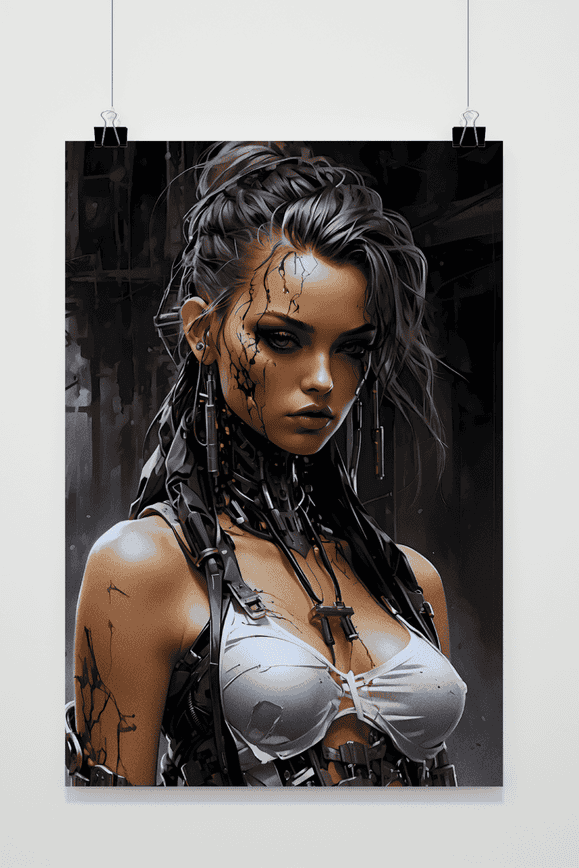 Póster Tombraider Cyborg de 25 Artstreet