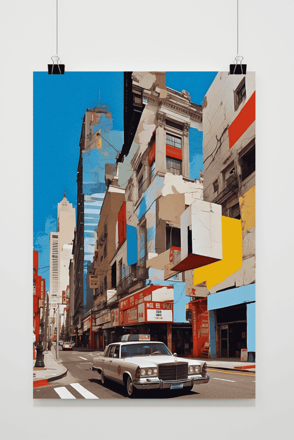 Colourful City poster