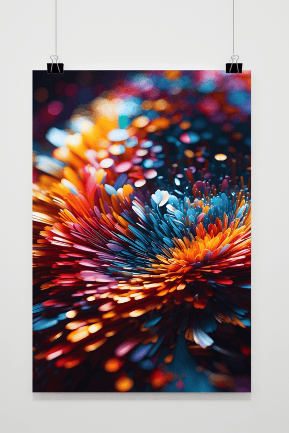 Póster Flor de Cerca de 25 Artstreet