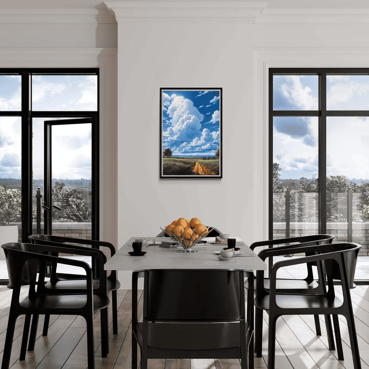 Cumulus dans un intérieur