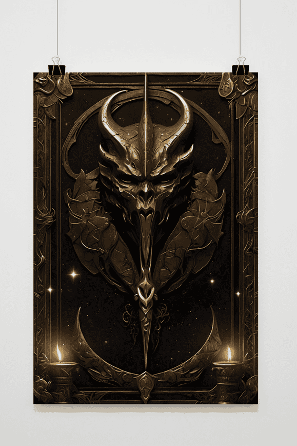 Póster Libro de Demonios de 25 Artstreet
