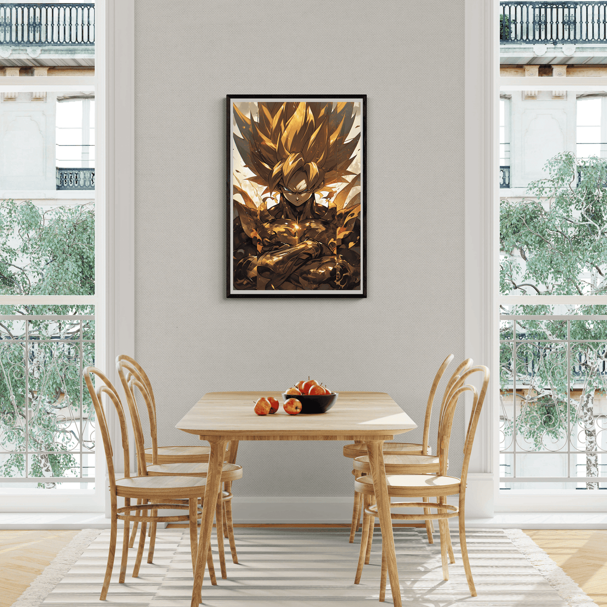 Goku Dragonball dans un intérieur