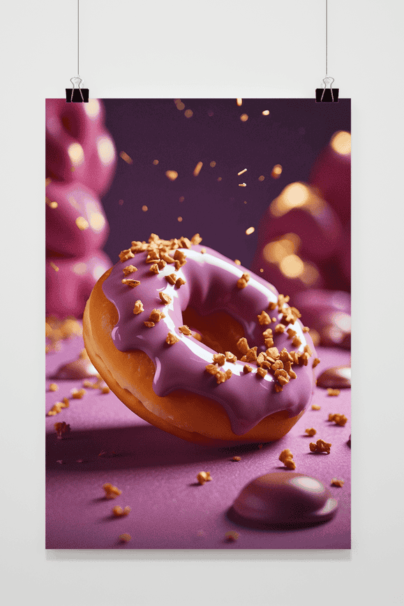 Donut Rosa Poster