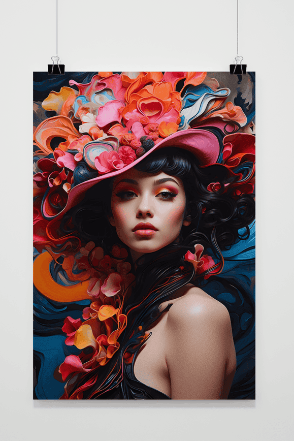 Blumenhut Poster