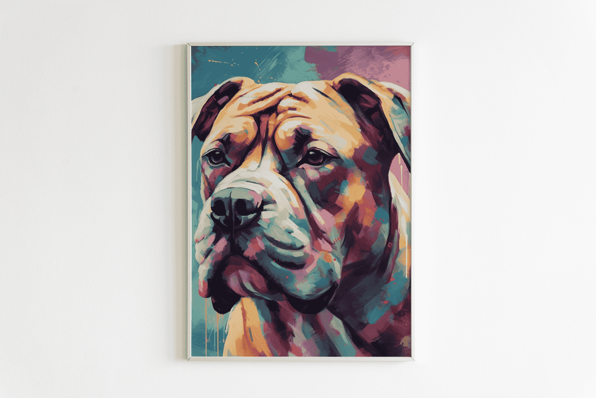 Póster de Perro en un interior