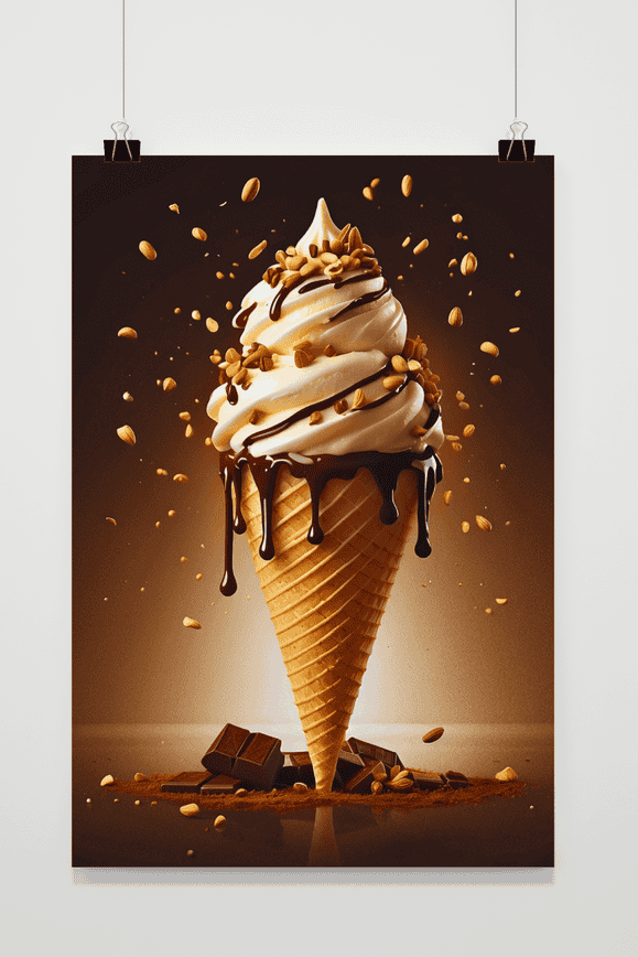 Póster Cucurucho de Helado Cornetto de 25 Artstreet