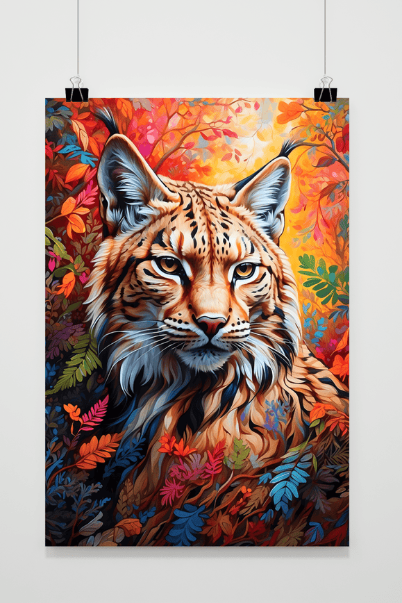 Póster Esfinge Colorida de 25 Artstreet