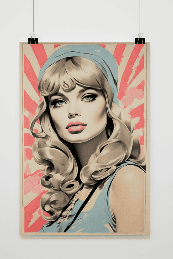 Vintage Pin Up poster