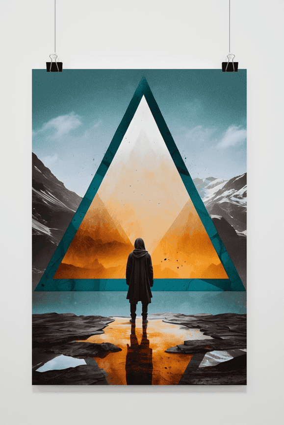 Driehoek poster