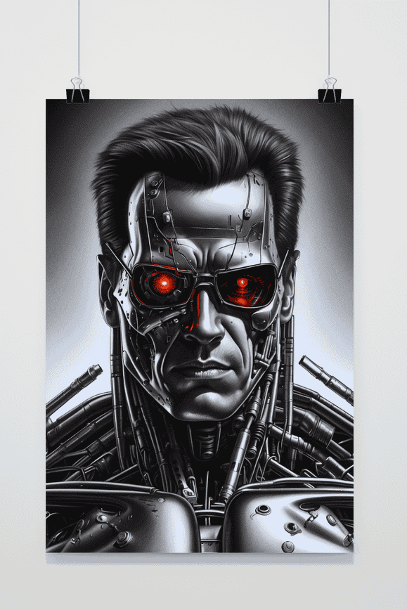 Póster Robot Terminator de 25 Artstreet