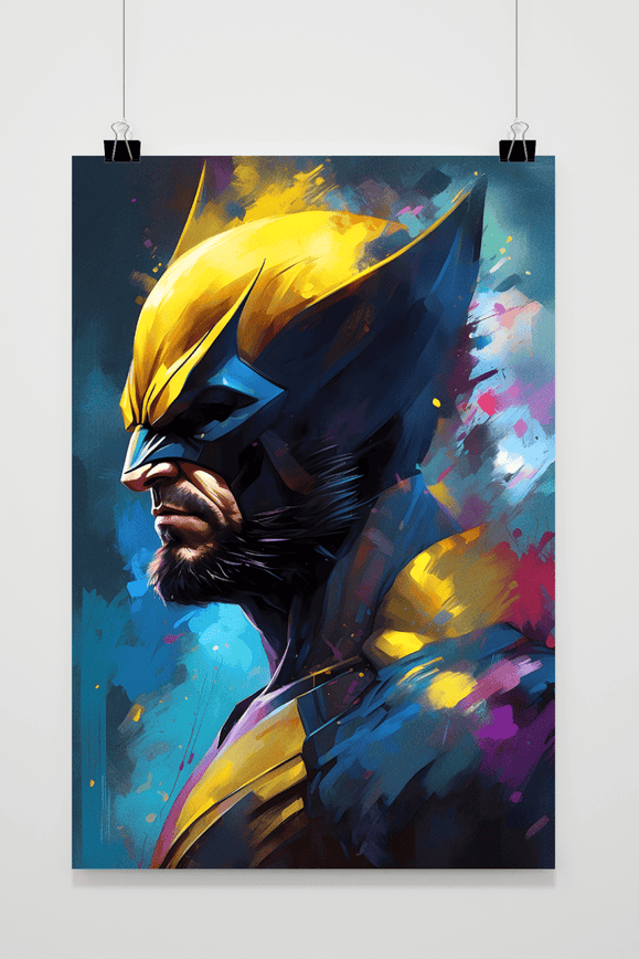 Póster Wolverine Abstract de 25 Artstreet