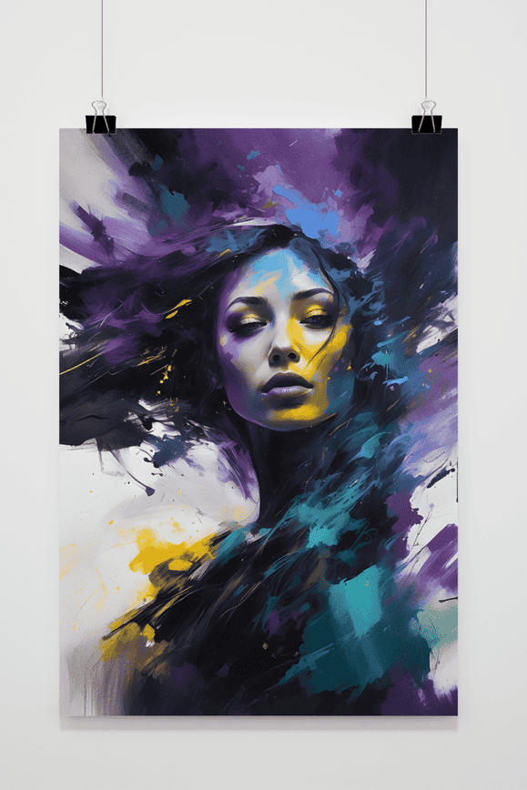 Woman Purple poster