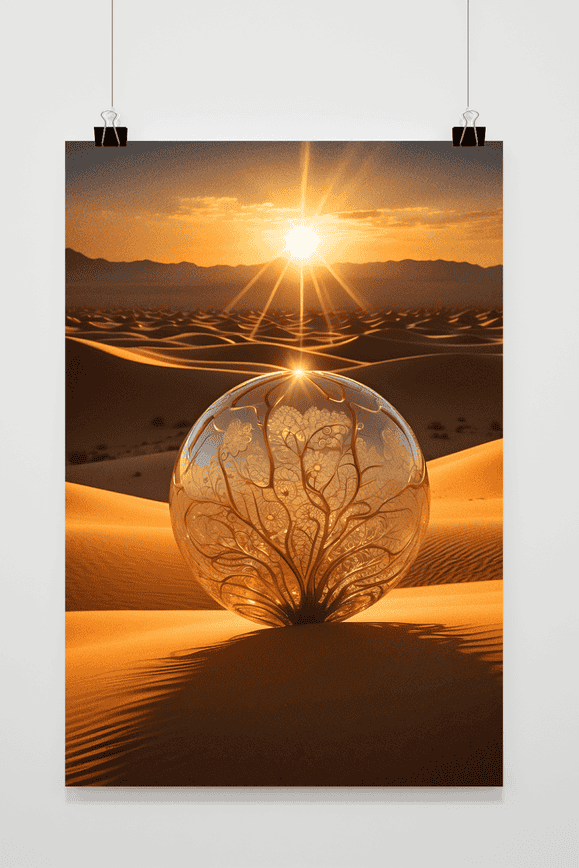 Póster Perla del Desierto de 25 Artstreet