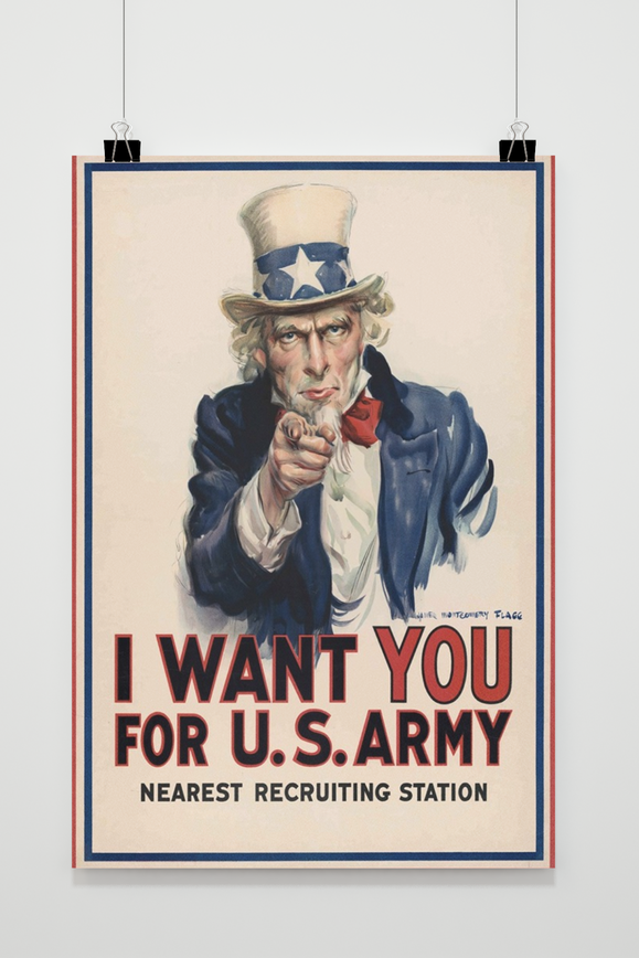 Affiche Uncle Sam "I Want You"