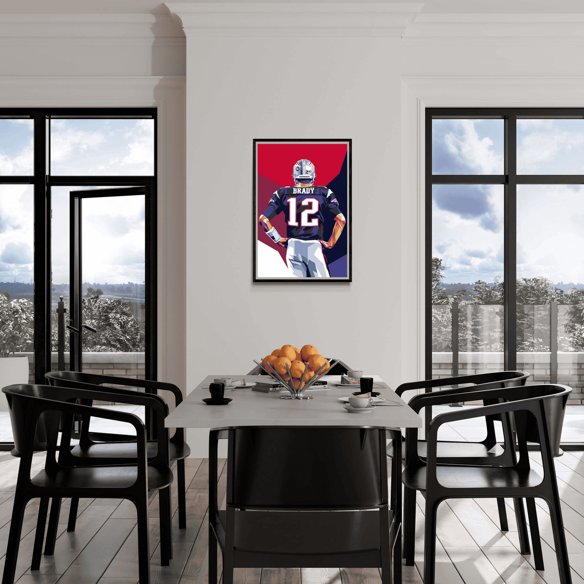 Tom Brady en un interior