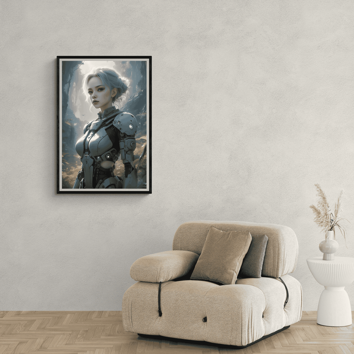Anime Biomech dans un intérieur