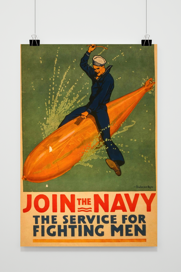 Affiche Vintage Navy de 25 Artstreet