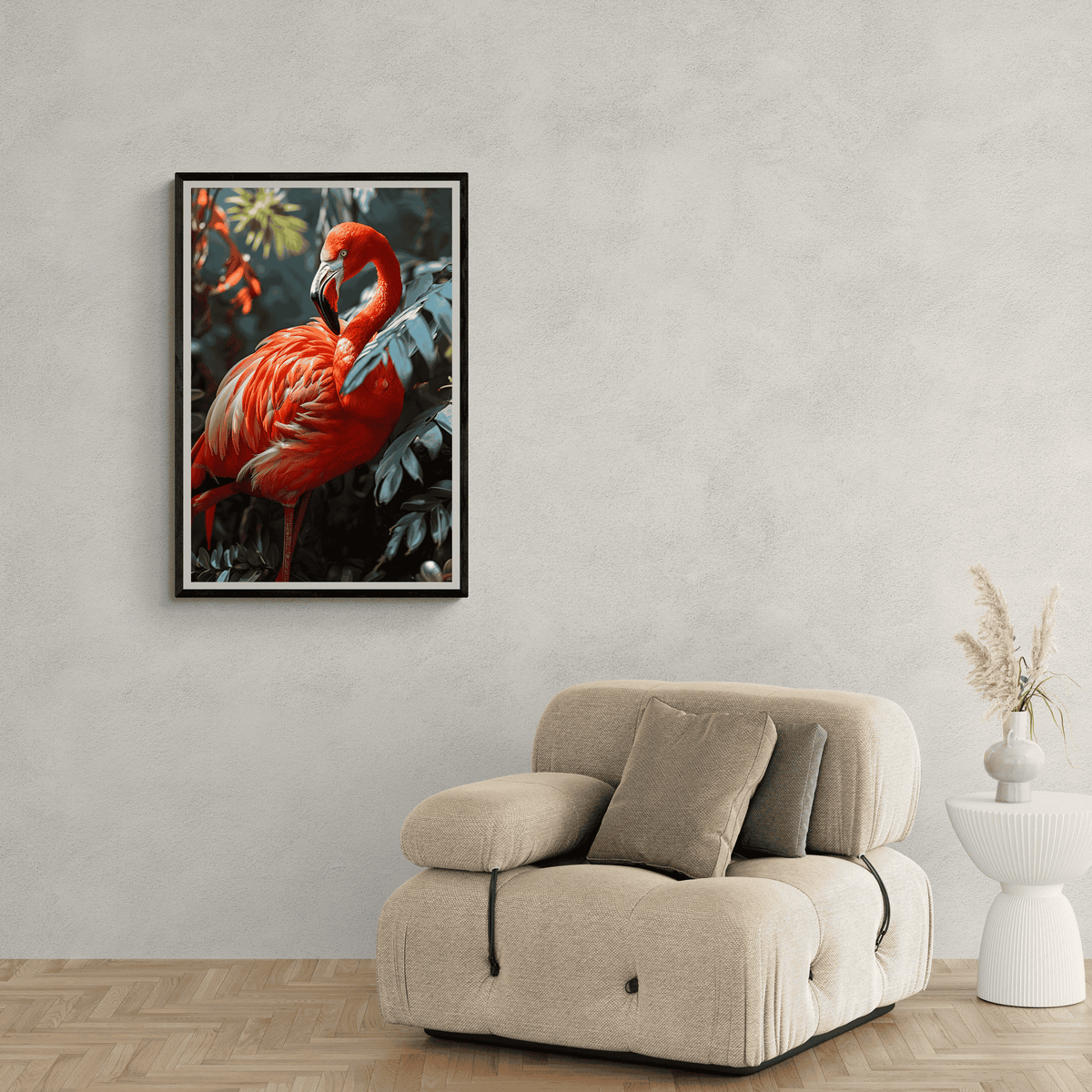 Flamenco en un interior