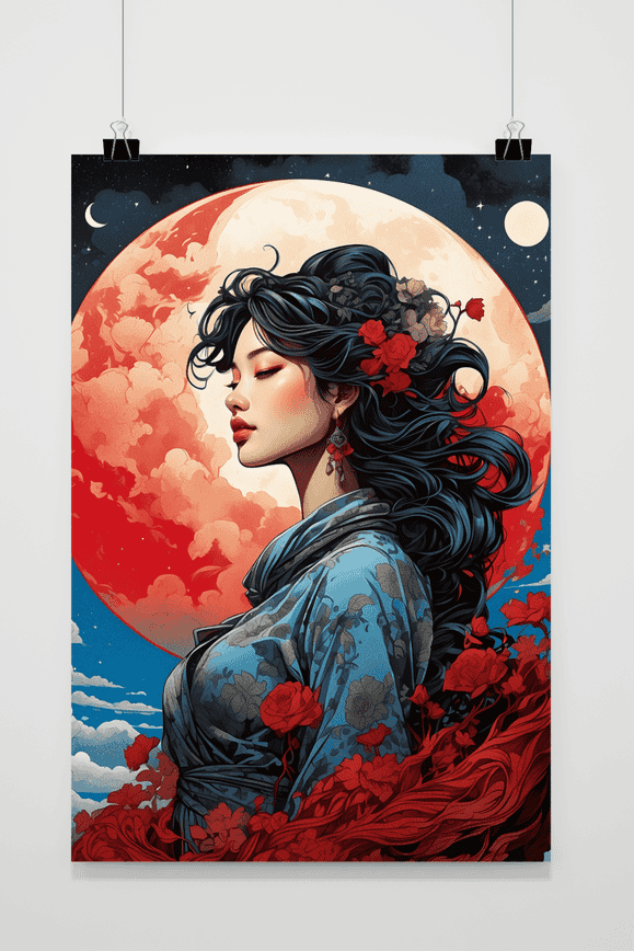 Anime Geisha poster