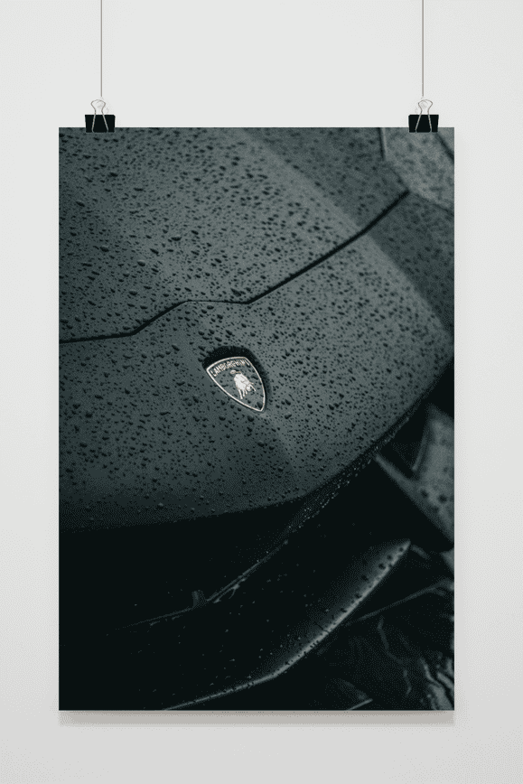 Póster Logo Lambo de 25 Artstreet
