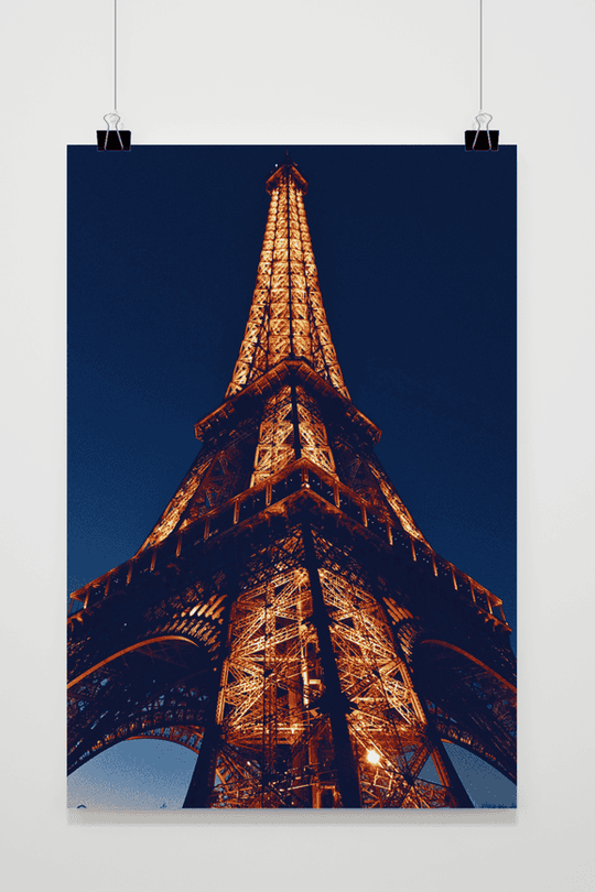 Eiffeltoren van Onder