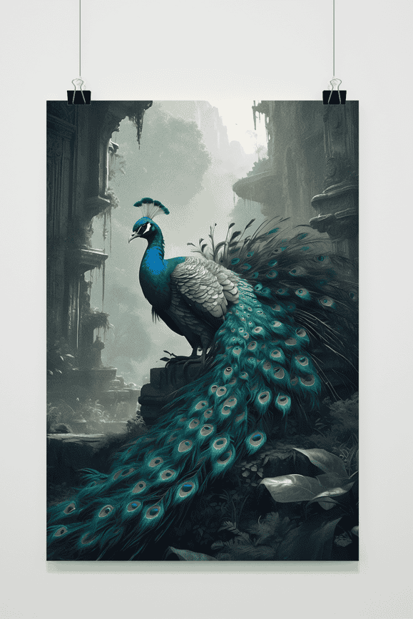 Póster Pavo Real de 25 Artstreet