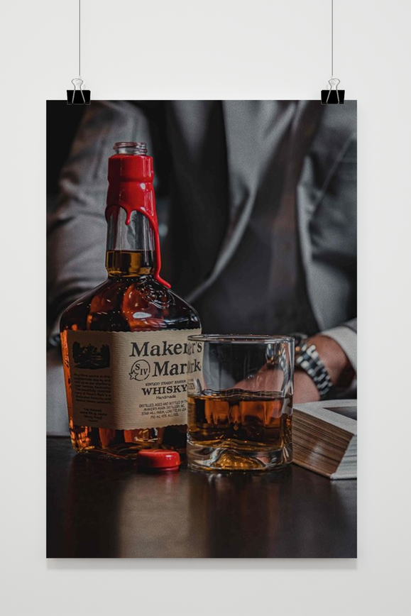Makers Mark Bourbon poster