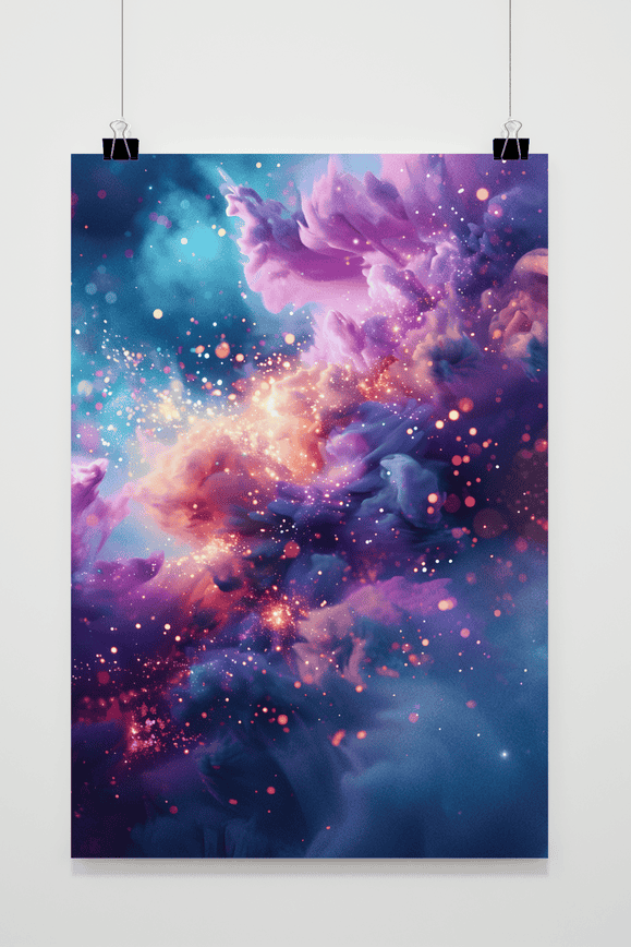 Póster Explosión de Colores de 25 Artstreet