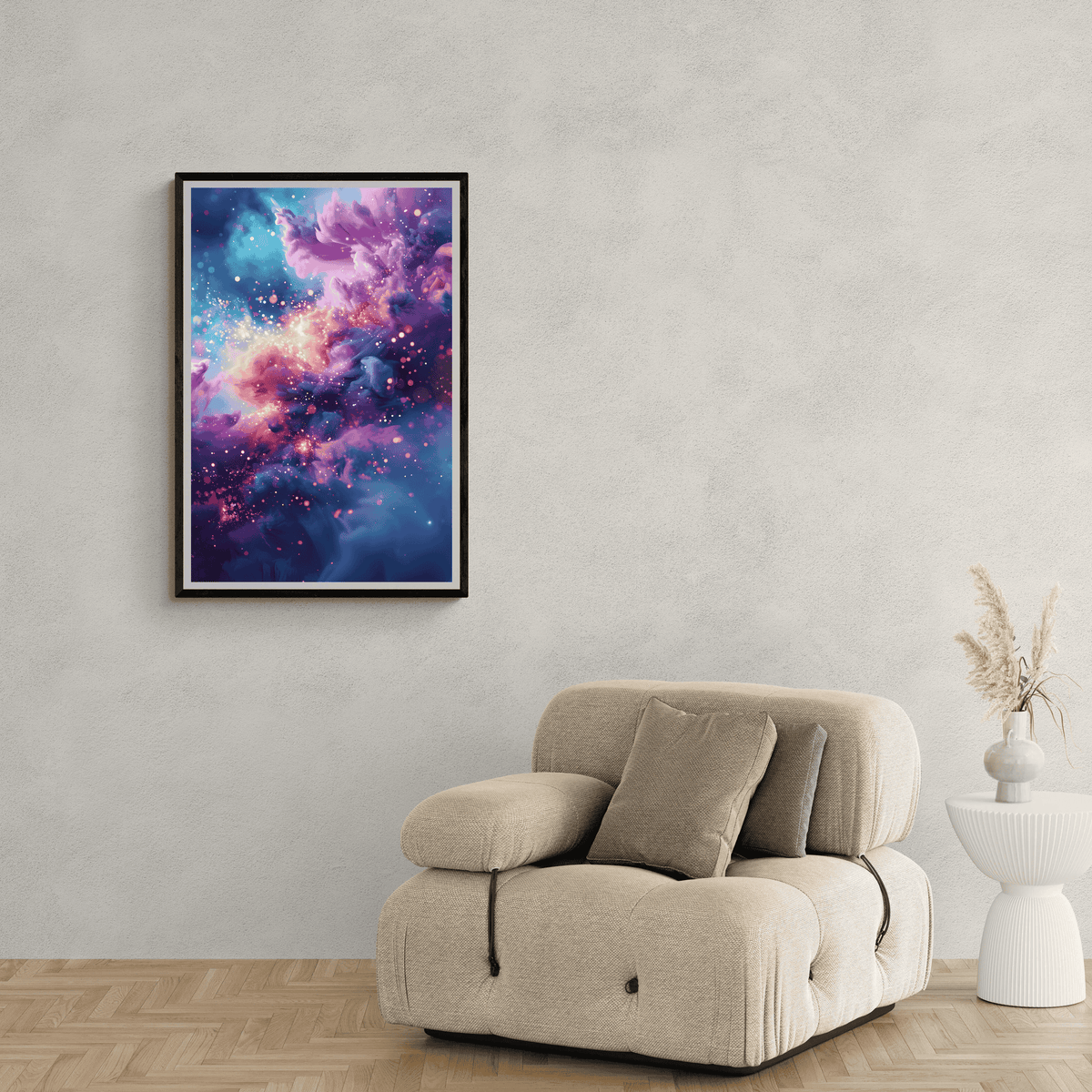 Explosión de Colores en un interior
