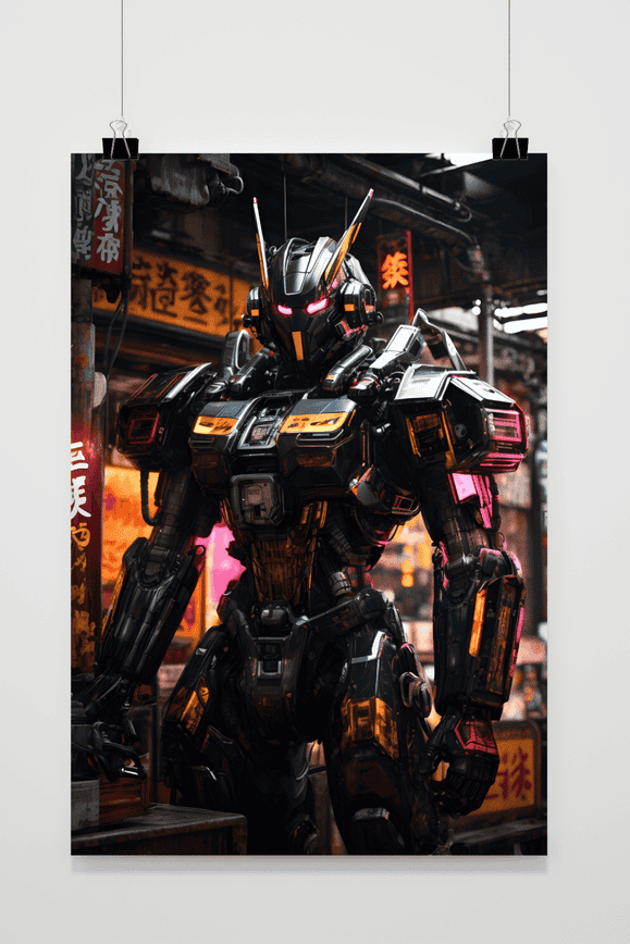 Gundam Abstract poster