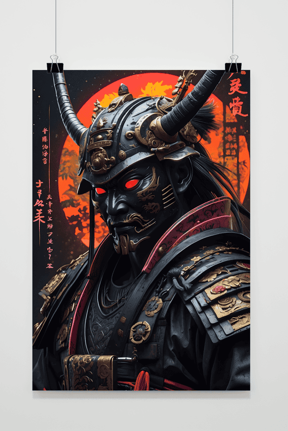 Donkere Samurai poster