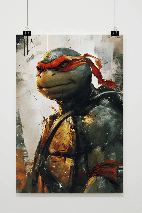 Póster Raphael Ninja Turtles de 25 Artstreet