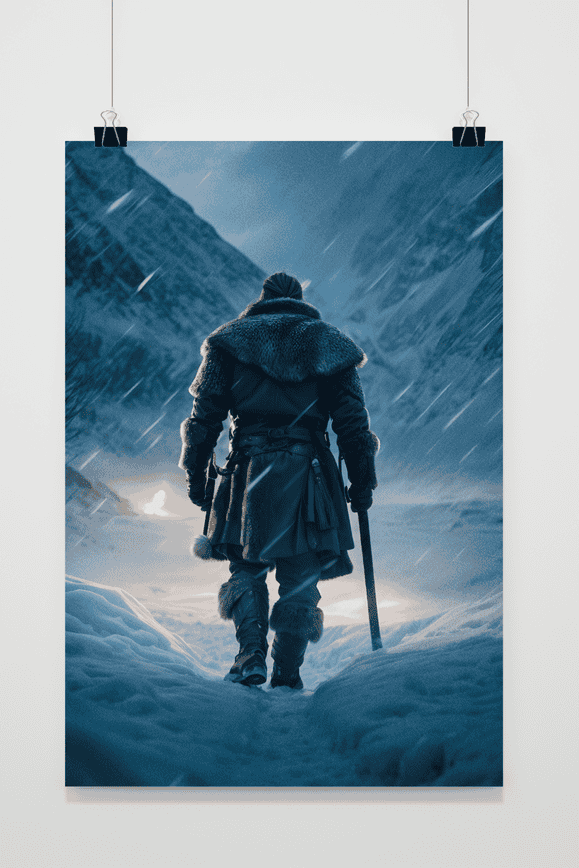 Affiche Viking dans la Neige