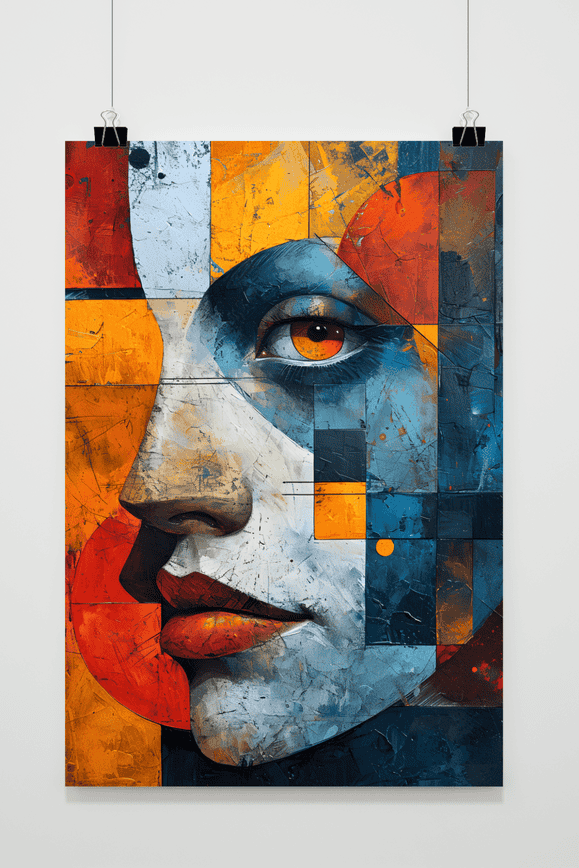Affiche Femme Style Picasso