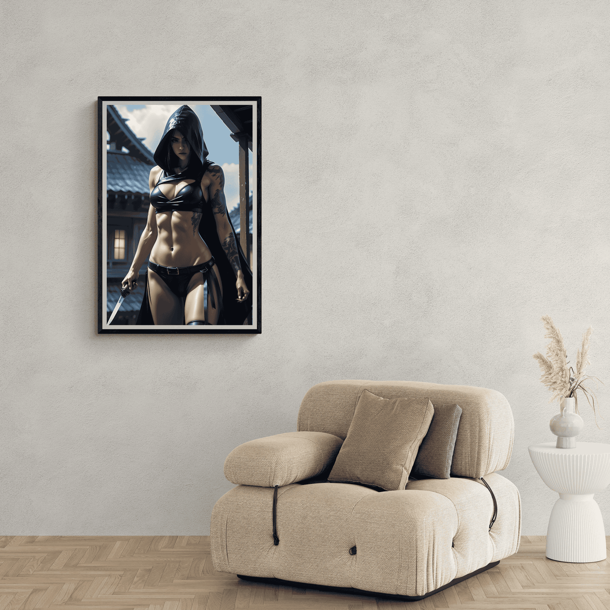 Ninja Sexi en un interior