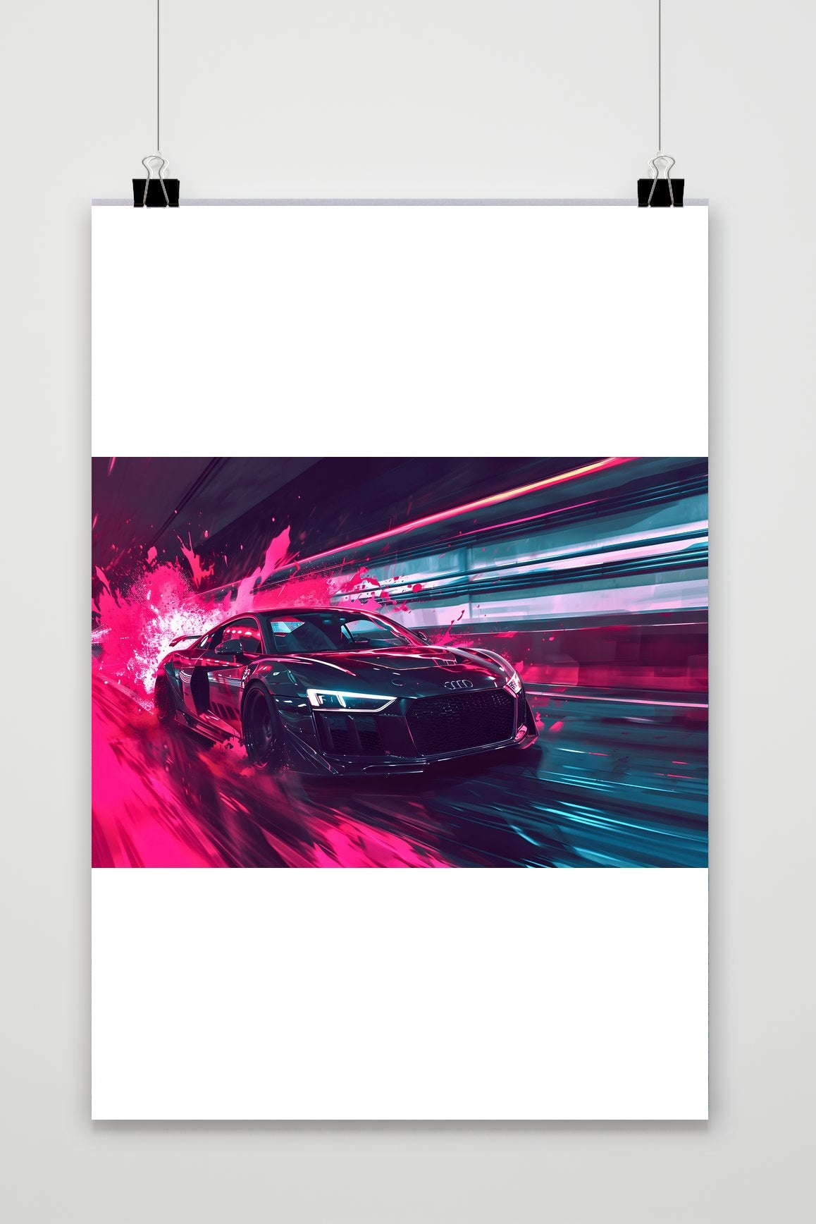 Póster Audi RS Magenta de 25 Artstreet
